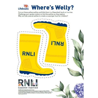 Where's Welly Activity Poster