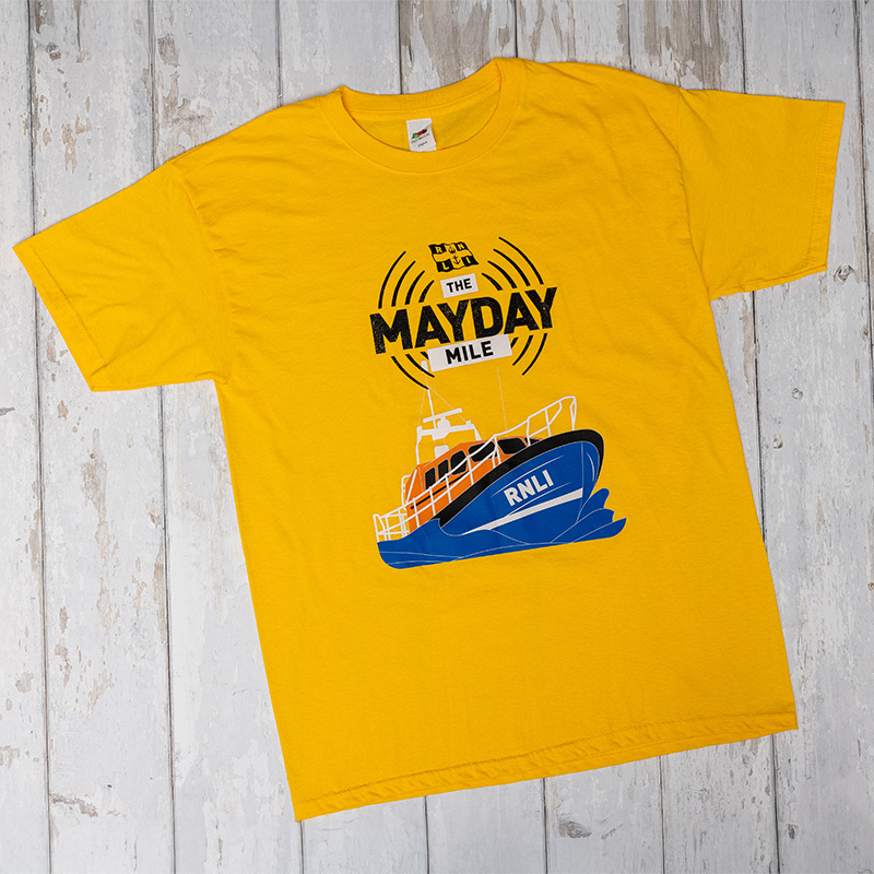 A Mayday Mile t-shirt